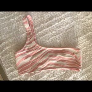 Triangl zebra bikini top